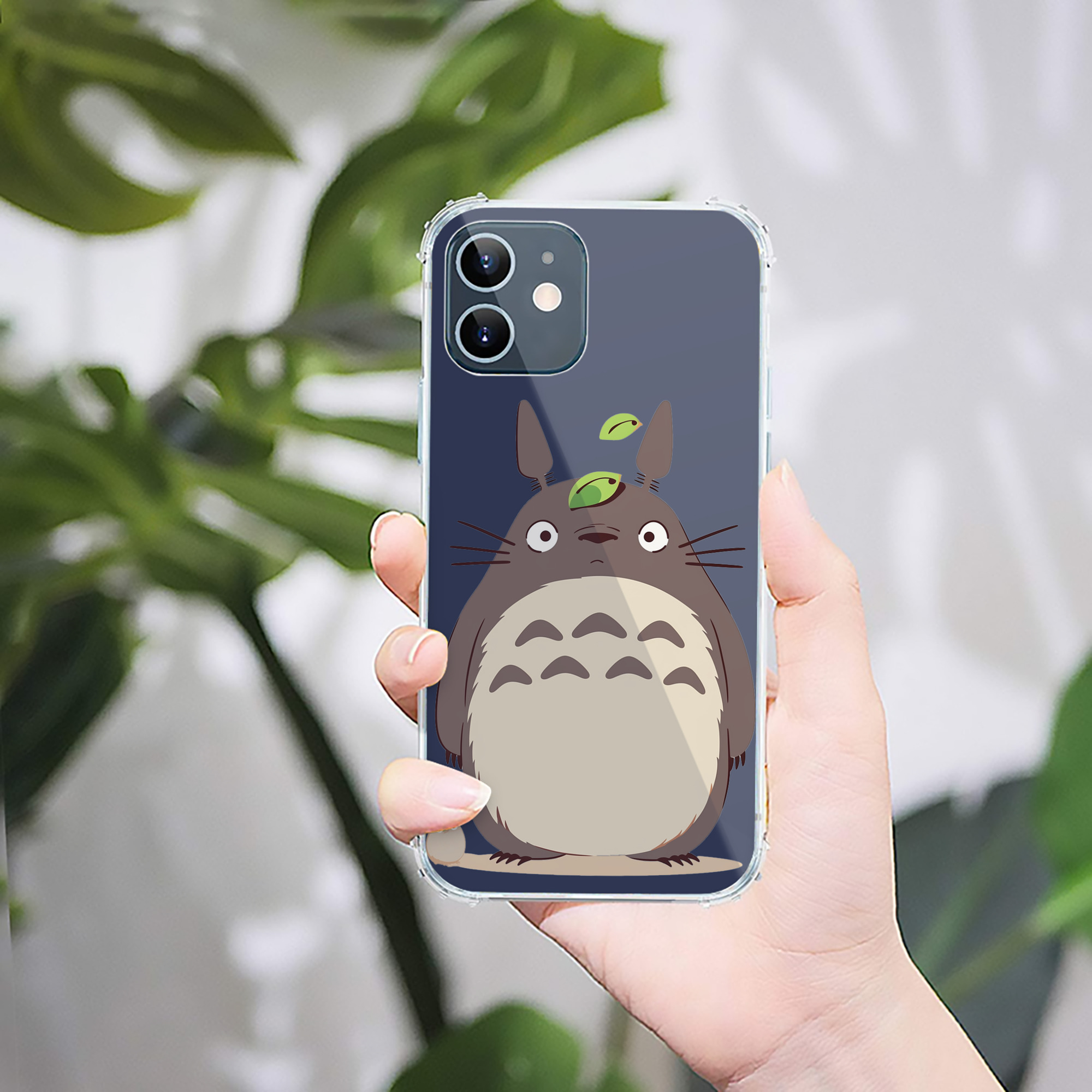 （画像用） となりのトトロ 草壁メイ 草壁サツキ My Neighbor Totoro Satsuki Kusakabe Mei Kusakabe 【iPhone 12シリーズ対応】透明スマホケース（クリアソフトケース）